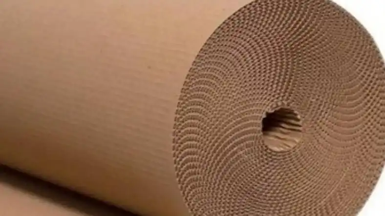 Cam şişe ve kavanozlar için oluklu kraft rulo karton