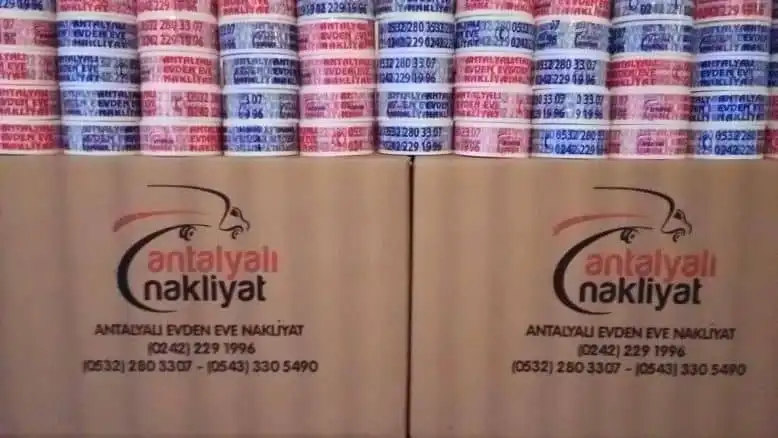 Taşınmada kullanılan karton koli ve bant