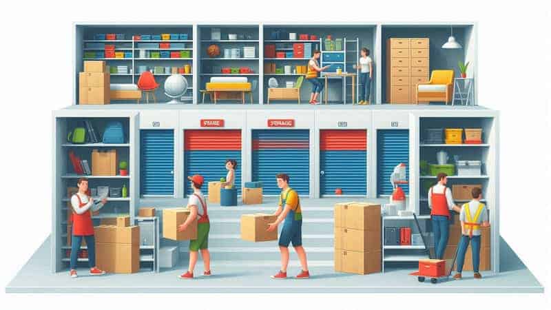 Self-storage depolama alanı