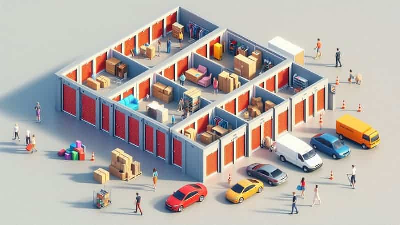 Self-storage depolama tesisi