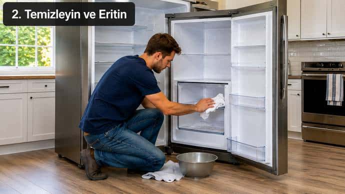 Buzdolabı temizleme ve eritme